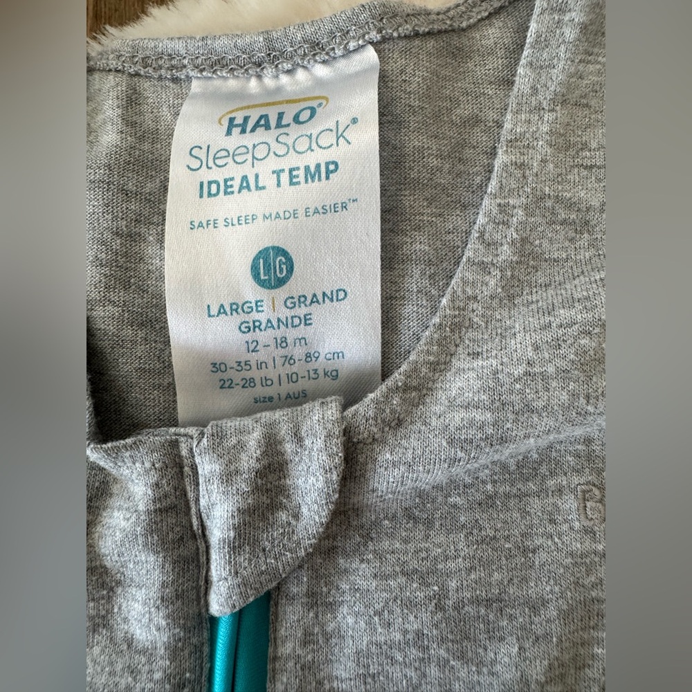 Halo Sleep Sack Ideal Temp Swaddle Large 12-18 mos - Picture 6 of 7
